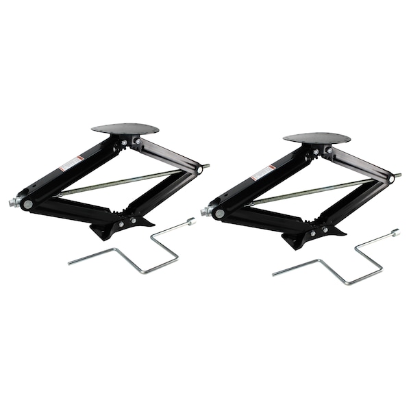 Quick Products Quick Products QP-RVJ-S30-2PK RV Stabilizing and Leveling Scissor Jack, 5,000 lbs. Max, 30" - 2-Pack QP-RVJ-S30-2PK - main